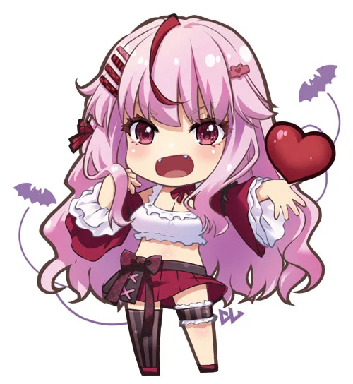 ちみサキュバスちゃんSDキャラは定期的に描いていきたい!(今のところ描く機会が年末のカレンダーだけなので) 