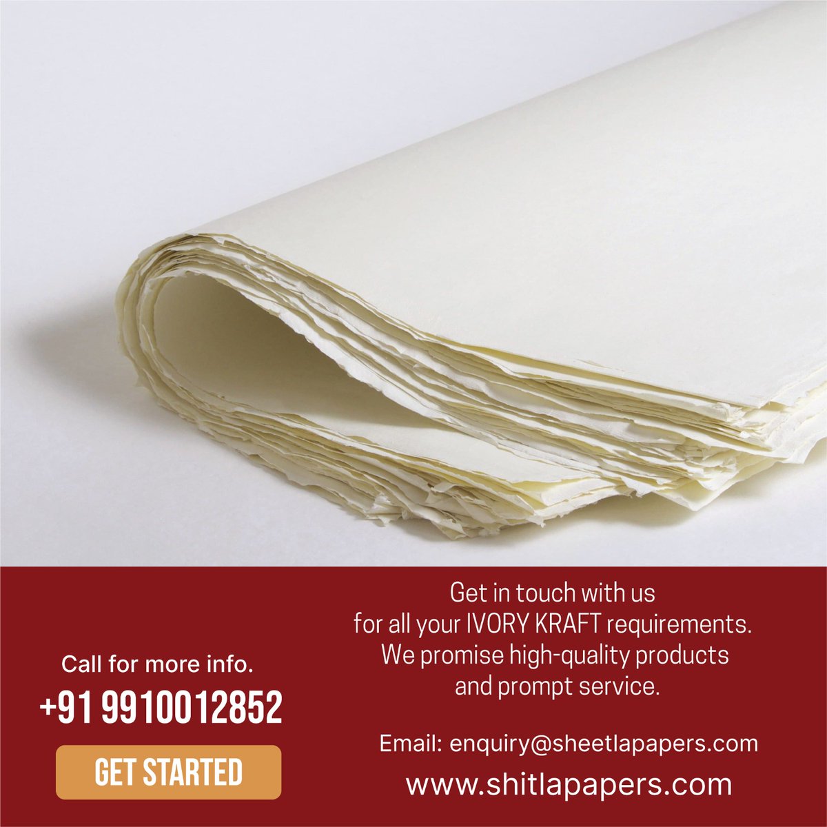 shitlapapers's tweet image. Enhance your packaging with the premium quality and versatility of Ivory Kraft Paper from Shitla Papers! 

Call us at 9910040375 or sp.sales@sheetlapapers.com 

#ShitlaPapers #IvoryKraftPaper #QualityPaper #PackagingSolutions #AffordableQuality #BusinessSuccess