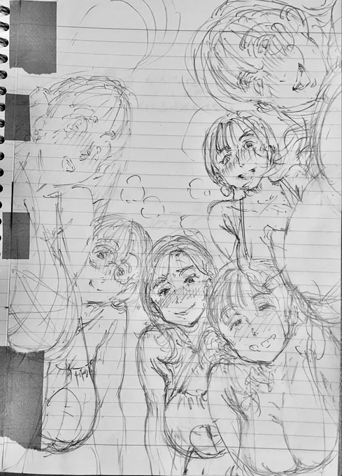 さっきのコマのラフです♪
いい感じの下書きになってよかった😮‍💨 