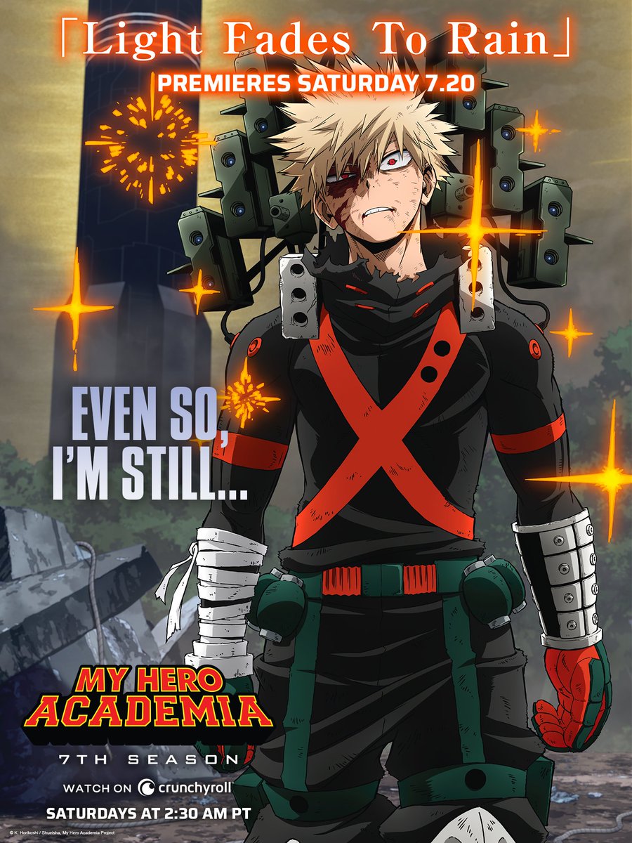 MHAOfficial's tweet photo. Kacchan and the heroes fighting Shigaraki are in trouble. Will the Big Three have what it takes?!

My Hero Academia Episode 149 is now streaming on @Crunchyroll.

⭐️ WATCH: https://t.co/Xe5o6OUJSe https://t.co/9cj3Uf8rP8