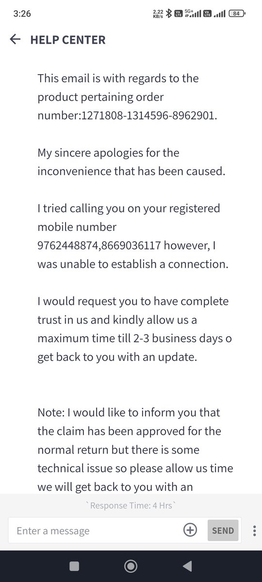 Vabh33's tweet photo. Dear @MyntraSupport @myntra 
It's been 2 weeks and still I am awaiting for you people to arrange return pickup of faulty product. Please expedite. https://t.co/6Bs5RRJTh1