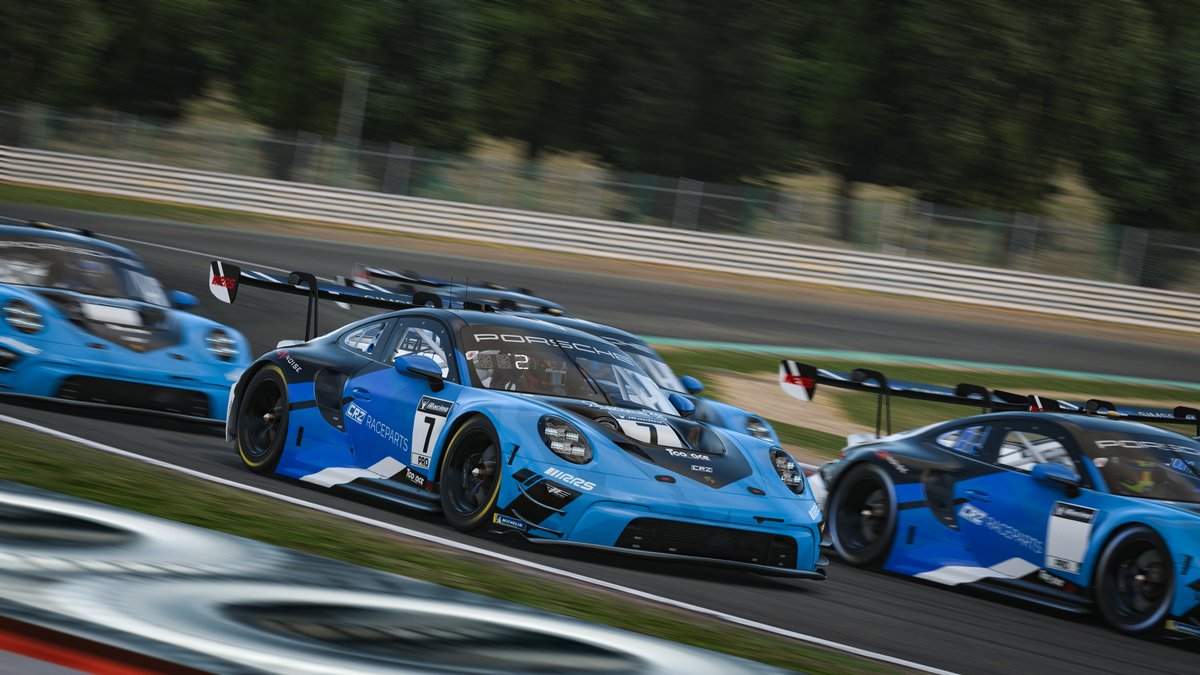 Raceweekend 🏁

We are racing in the 24 Hours of Spa in <a href="/iRacing/">iRacing</a>  by <a href="/FalkenTire/">Falken Tire</a>

#77 
🇩🇪 Brouwer
🇩🇪 Hugenschmidt
🇩🇪 Kochendörfer
🇩🇰 Schubert

#78 
🇩🇪 Dercho
🇩🇪 Deters
🇩🇪 Schiffer

📺youtube.com/@CRZSimsport 
📺twitch.tv/crzsimsport
🛣️<a href="/circuitspa/">Spa-Francorchamps</a> 
🕑14:00 CET

#crzsimsport #crz