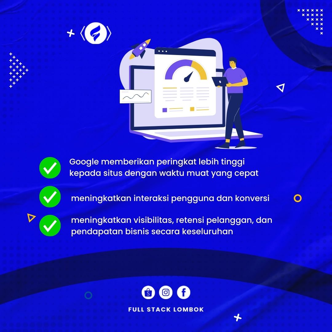 fullstacklomb0k's tweet image. Kecepatan loading website krusial untuk pengalaman pengguna, SEO, dan konversi bisnis. Situs cepat meningkatkan visibilitas, mengurangi bounce rate, dan meningkatkan retensi serta pendapatan dengan akses mudah.

 #WebsiteLoading #UserExperience #SEOTips #ConversionRate #PageSpeed