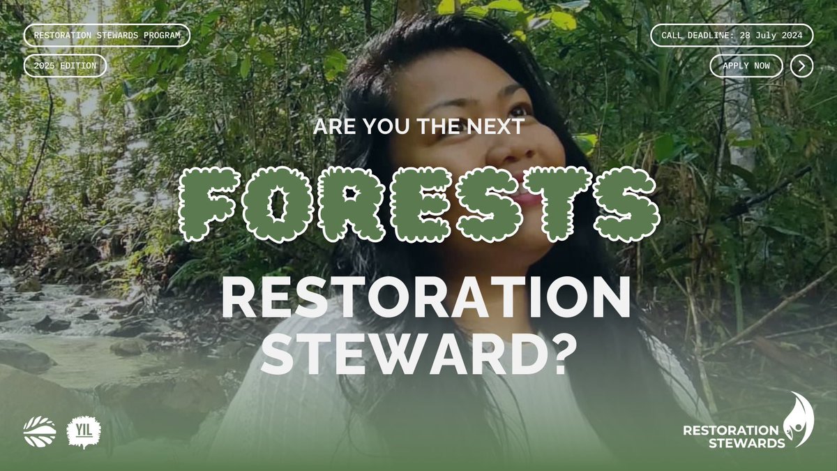 Are you the next #Forests Restoration Steward?

✅APPLY NOW: stewards.globallandscapesforum.org/2025-applicati…

#ActLandscape #GenerationRestoration #ClimateActionNow