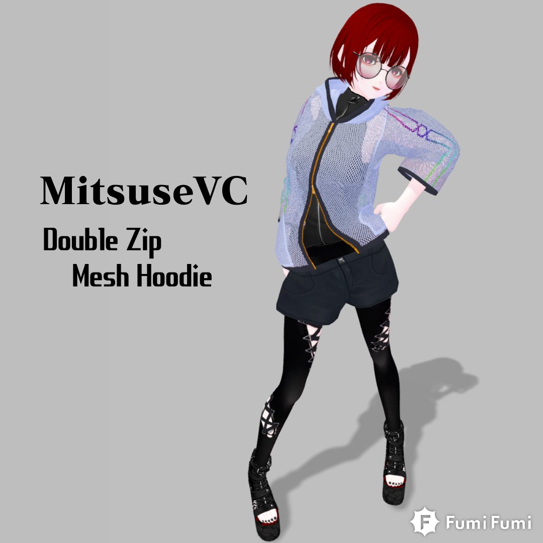 hitoha_nl6b's tweet photo. #MitsuseVC さんのダブルジップメッシュパーカー!着用しているのは、X-NEOKETの会場限定で配布されていたカラーです!有料版はカラバリ豊富ですよ~。これは夏の装いにもってこい!!
お洋服→https://t.co/80bzYgEwn0 https://t.co/Gs2IXOmb9e