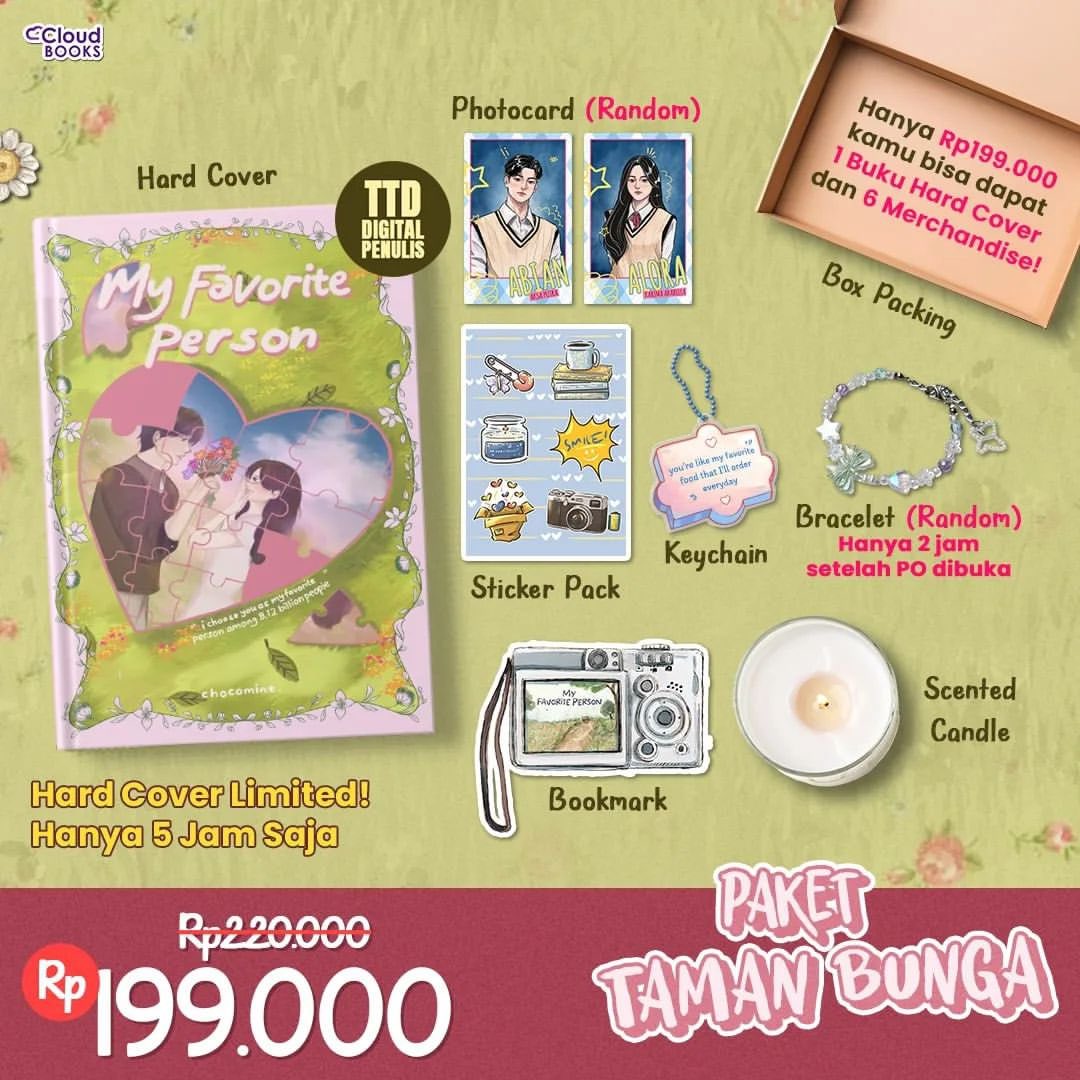 cloudyyskyygo's tweet photo. 🇲🇾 MY G.O | MY FAVORITE PERSON BY @berrychoco1306 @Cloudbookspub 

Hard Cover
Paket Abialora : RM 55
Paket Favorite Person : RM 73
Paket Alora Karima : RM 55
Paket Taman Bunga : RM 73

☁️ Exclude EMS &amp; local postage (pay when ready ship to 🇲🇾)

Due: TBA

#novelau #autiktok https://t.co/FMubAGwo4n