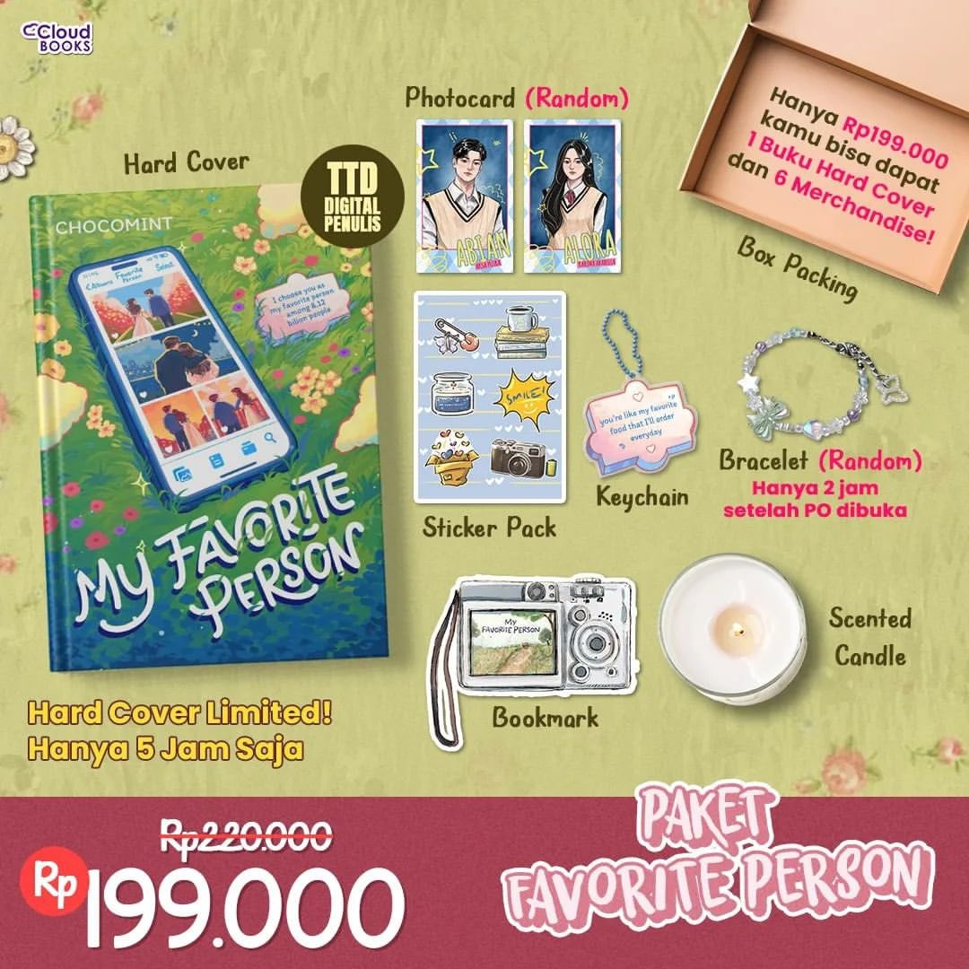cloudyyskyygo's tweet photo. 🇲🇾 MY G.O | MY FAVORITE PERSON BY @berrychoco1306 @Cloudbookspub 

Hard Cover
Paket Abialora : RM 55
Paket Favorite Person : RM 73
Paket Alora Karima : RM 55
Paket Taman Bunga : RM 73

☁️ Exclude EMS &amp; local postage (pay when ready ship to 🇲🇾)

Due: TBA

#novelau #autiktok https://t.co/FMubAGwo4n