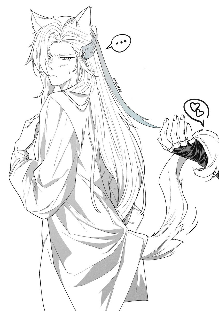 FanaeeU's tweet photo. the tail is more honest... #wriolette #リオヌヴィ https://t.co/S0x1H49kRw