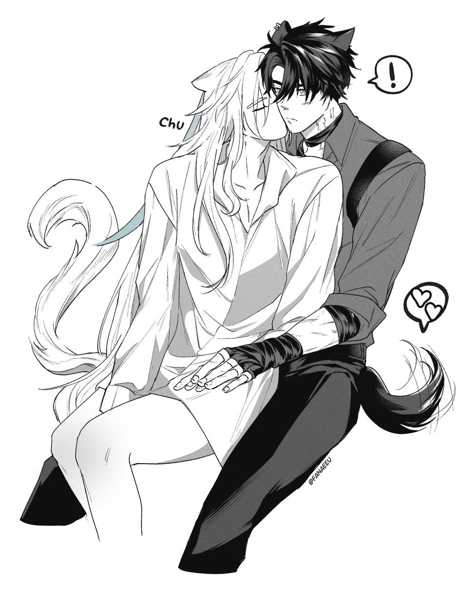 FanaeeU's tweet photo. the tail is more honest... #wriolette #リオヌヴィ https://t.co/S0x1H49kRw
