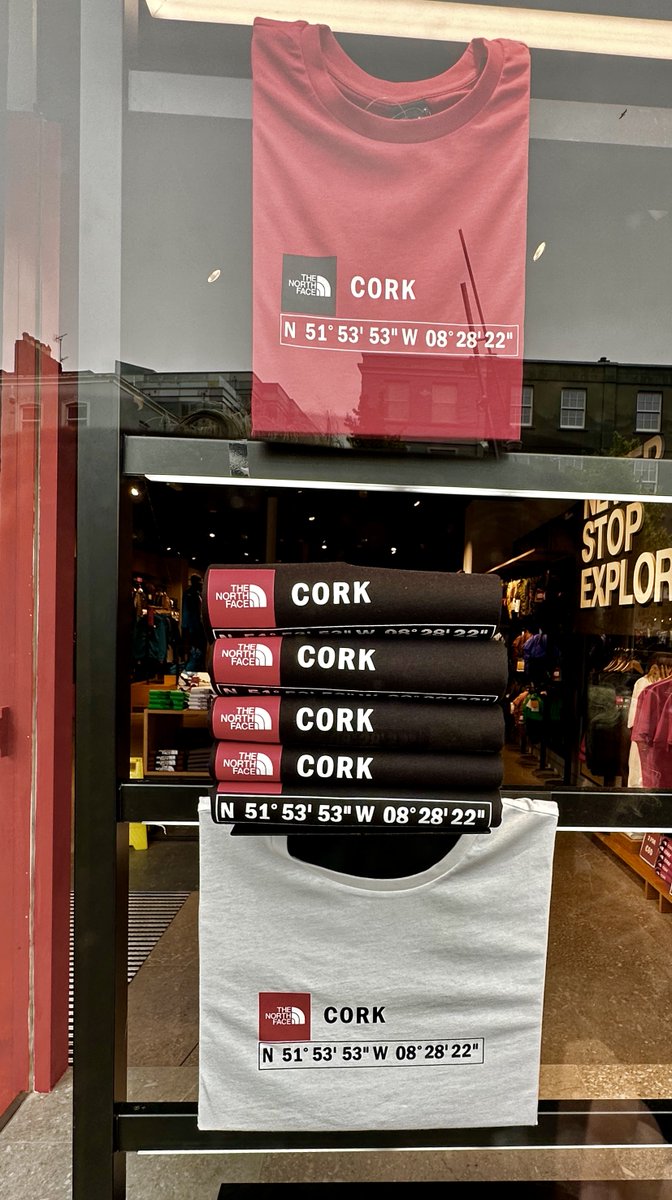 ConalCreedon's tweet photo. The North Face – on Patrick Street.
Deserve a shout-out also - 
An impressive window display.
Coo-elle, simplicity and original 
[this pic is just a small section of the window]
The North Face Abú! https://t.co/IEldTnKZLY