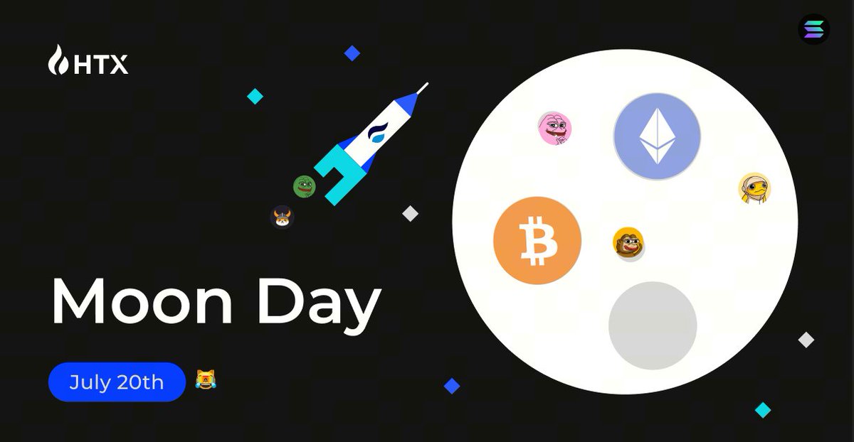 HTX_Global's tweet image. Happy International #MoonDay! 🌕

Today, celebrates the anniversary of humanity's first steps on the #moon.

What cryptos go to the moon next?