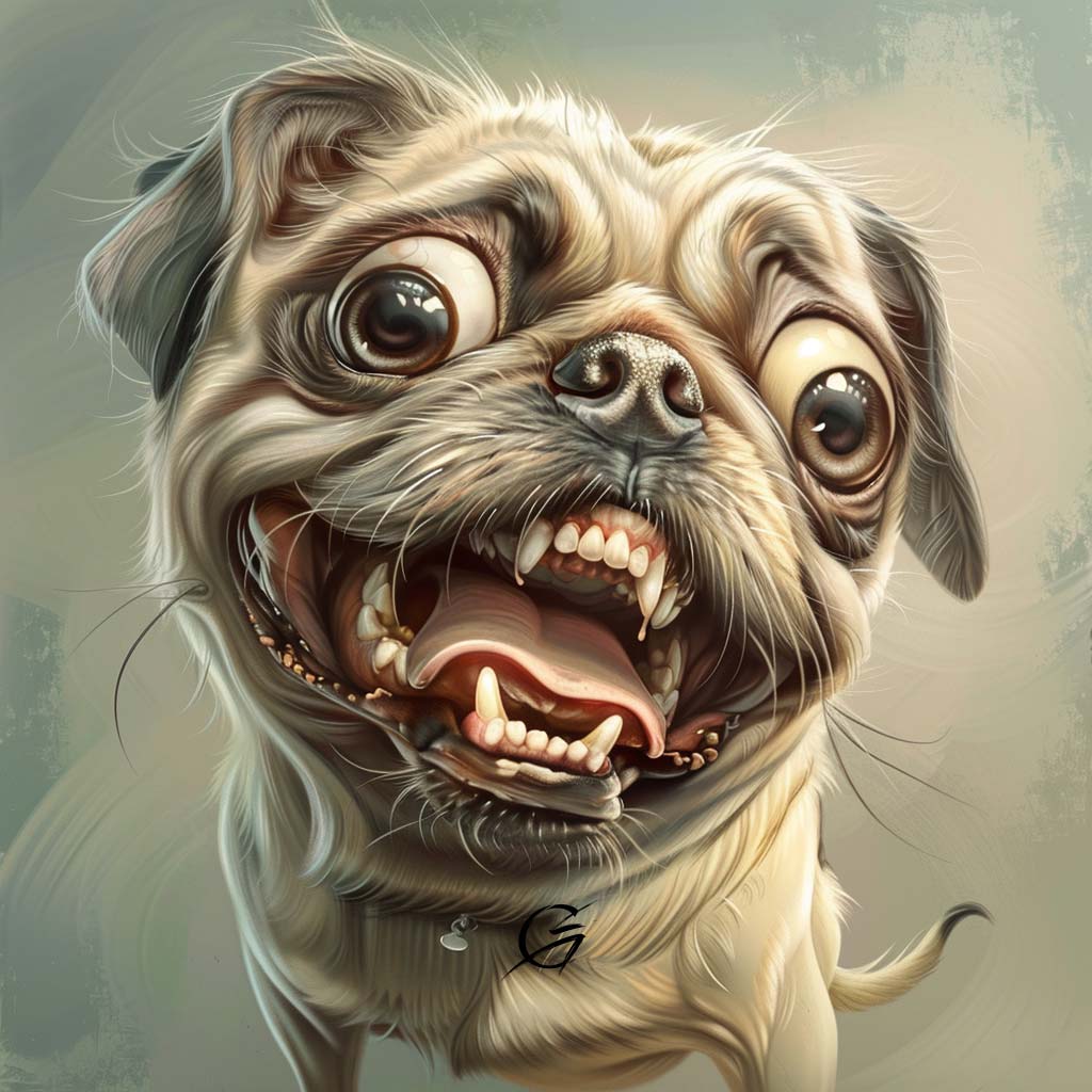 g_art_official's tweet photo. 🐾🤣
When your weekend plans are a little wild and crazy! Who else feels like this pug when Saturday hits? Let's embrace the madness and have a blast!
#caricature #funnycaricatures #digitalart #caricatureartist #SaturdayVibes #WeekendFun #PugLife #CrazyWeekend https://t.co/UHx7lh10a2