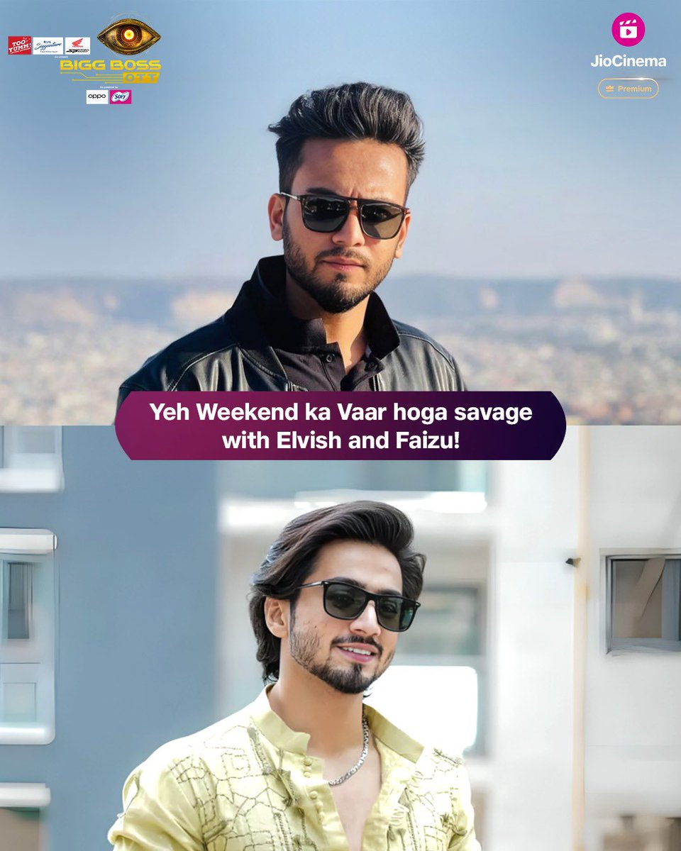 HotstarReality's tweet photo. Kya bolte ho Bigg Boss gang? Kya hoga sabka systumm hang this #WeekendKaVaar?😉

@ElvishYadav @Mr_Faisu_07 #BiggBossOTT3 #BBOTT3onJioCinema #BBOTT3 #BiggBoss #JioCinemaPremium https://t.co/HxUmToh28Y