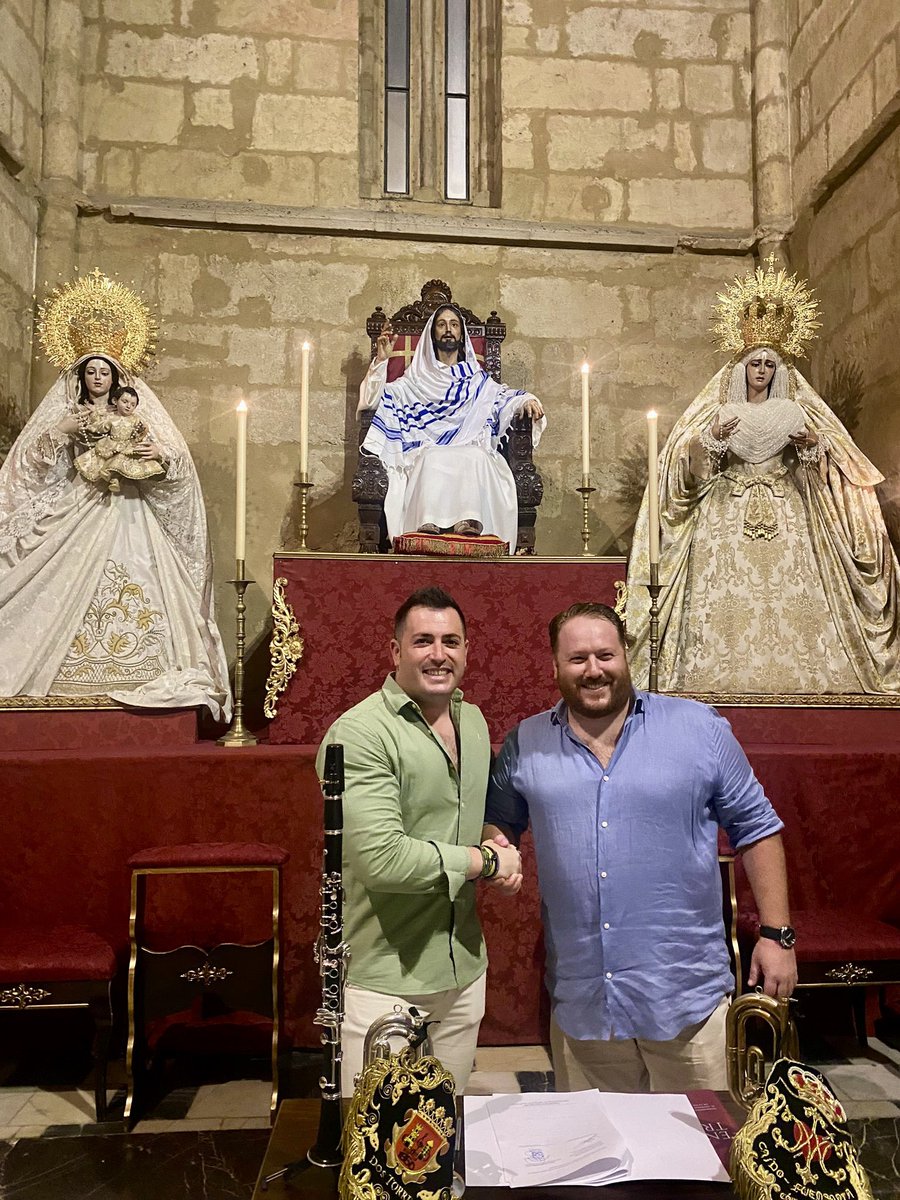 BSMdeDosTorres's tweet photo. ℂ𝕠𝕞𝕦𝕟𝕚𝕔𝕒𝕕𝕠 𝕠𝕗𝕚𝕔𝕚𝕒𝕝 

Renovación con @BorriquitaCor para el acompañamiento musical de Nª Sra. de la Palma durante los próximos cuatro años. https://t.co/8G4n3EQli6