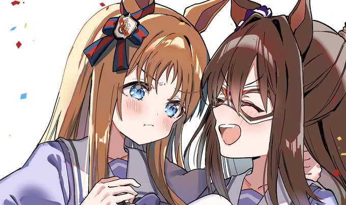 ねぷてぃさんのエルグラ合同参加させていただきました!!!(ウマのゆり、実は大好物で描いてみたかったのでウキウキ……) 