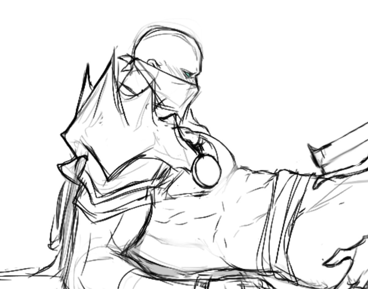 xxcctta1233's tweet image. 本来是画稿……
#pyke