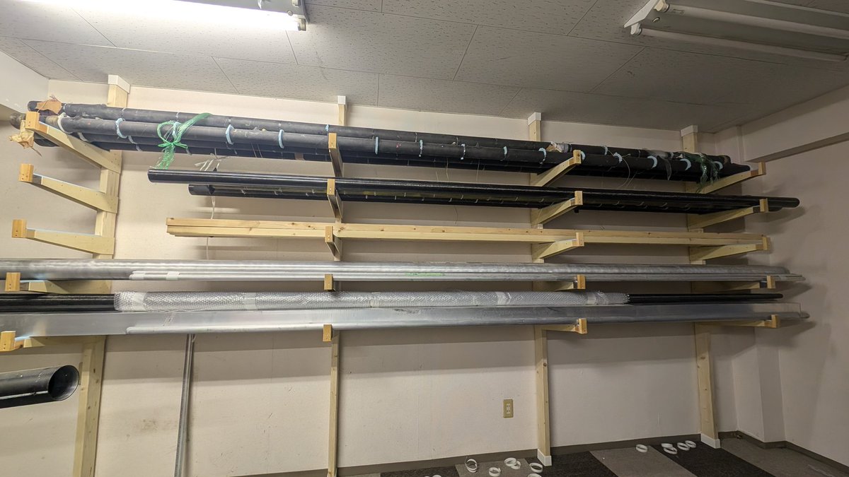 TeamAIOLIA's tweet image. 新しいマンドレルラック完成