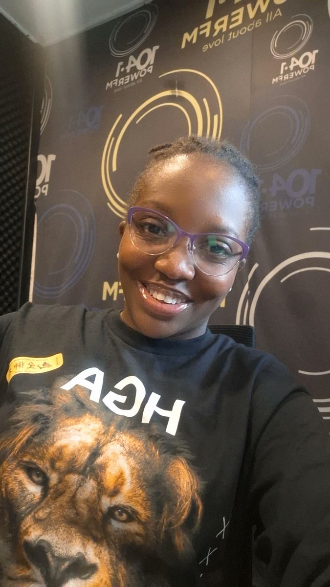 powerfmuganda's tweet image. #ICYMI 

Today's bonus song Yes song by @KB_HGA was because @djhush_m wore her HGA merch to the #ChartShowUg.

#ListenLive: powerfm.co.ug 
#AllAboutLove