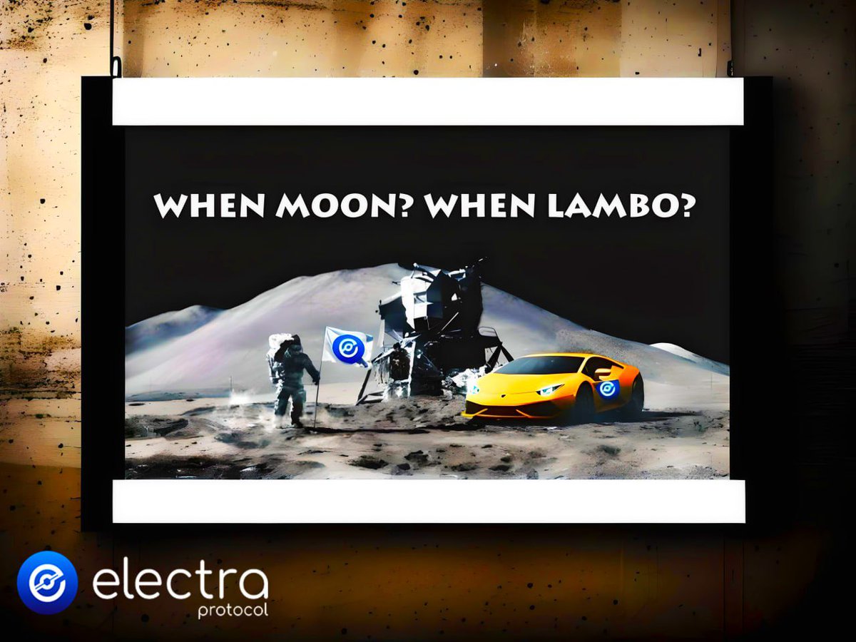 kryptocoins's tweet image. Which moon, when moon, which lambo, when lambo? 😀

@HTX_Global @ElectraProtocol $XEP

#MoonToMars #ToTheMoon #XEP #HTX 
#InternationalMoonDay #moonday2024 #spaceexploration #IMD2024 #Crypto