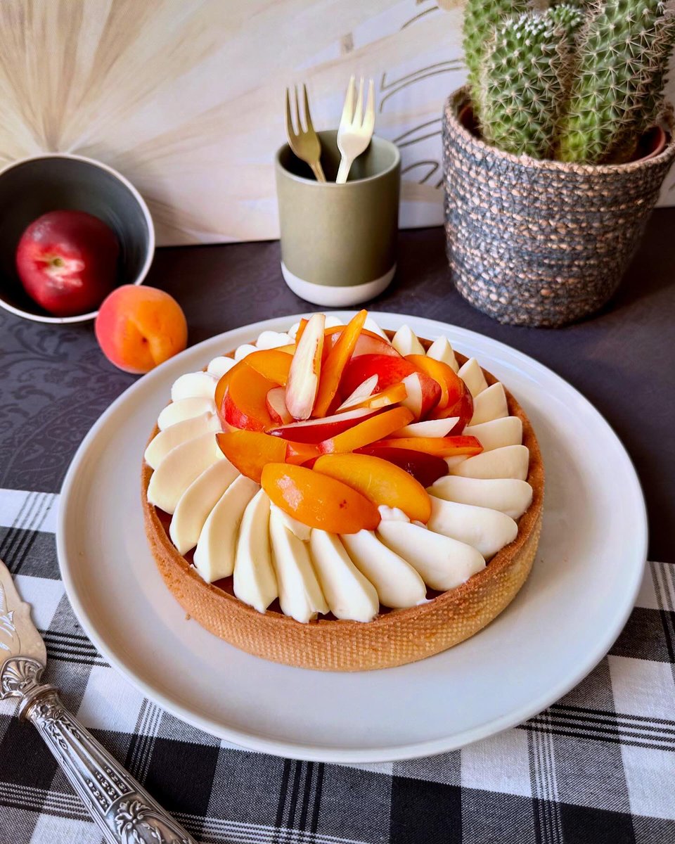 BPastrylover's tweet photo. ✨ Recette du jour : Tarte Abricot-Nectarine, Menthe ✨
Avec cette chaleur estivale, laissez-vous transporter par ces arômes envoûtants, une véritable symphonie des délices … disponible sur https://t.co/NBSm3W9KdQ #CookingSummer #homemade https://t.co/iVS75wPvkr