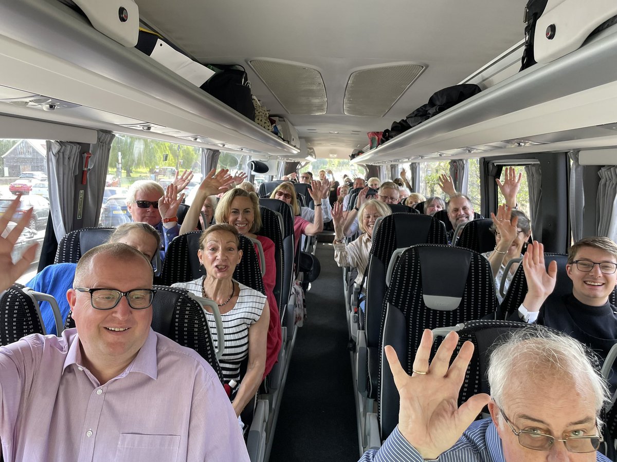 St Clement’s, Sandwich (@stcssandwich) on Twitter photo They’re off! Choir members are heading to St George’s Chapel, Windsor, where they have been invited to sing Evensong.
Members of the congregation, and Joe Grogan (on placement from <a href="/CoRMirfield/">CoR Mirfield</a> , in formation for ordination), join them for what will no doubt be a memorable day. They’re off! Choir members are heading to St George’s Chapel, Windsor, where they have been invited to sing Evensong.
Members of the congregation, and Joe Grogan (on placement from <a href="/CoRMirfield/">CoR Mirfield</a> , in formation for ordination), join them for what will no doubt be a memorable day.
