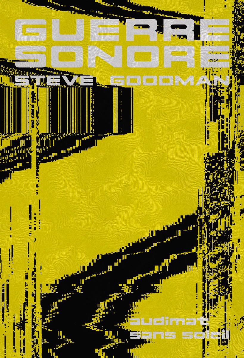 Toujours disponible ! 
Steve Goodman / GUERRE SONORE 
Co-édition avec <a href="/AudimatEditions/">Audimat Editions</a> 
Bass-Materialism &amp; Theory-Fiction 
<a href="/kodenine/">PS 9</a> <a href="/HoboDiffusion/">Hobo Diffusion</a>