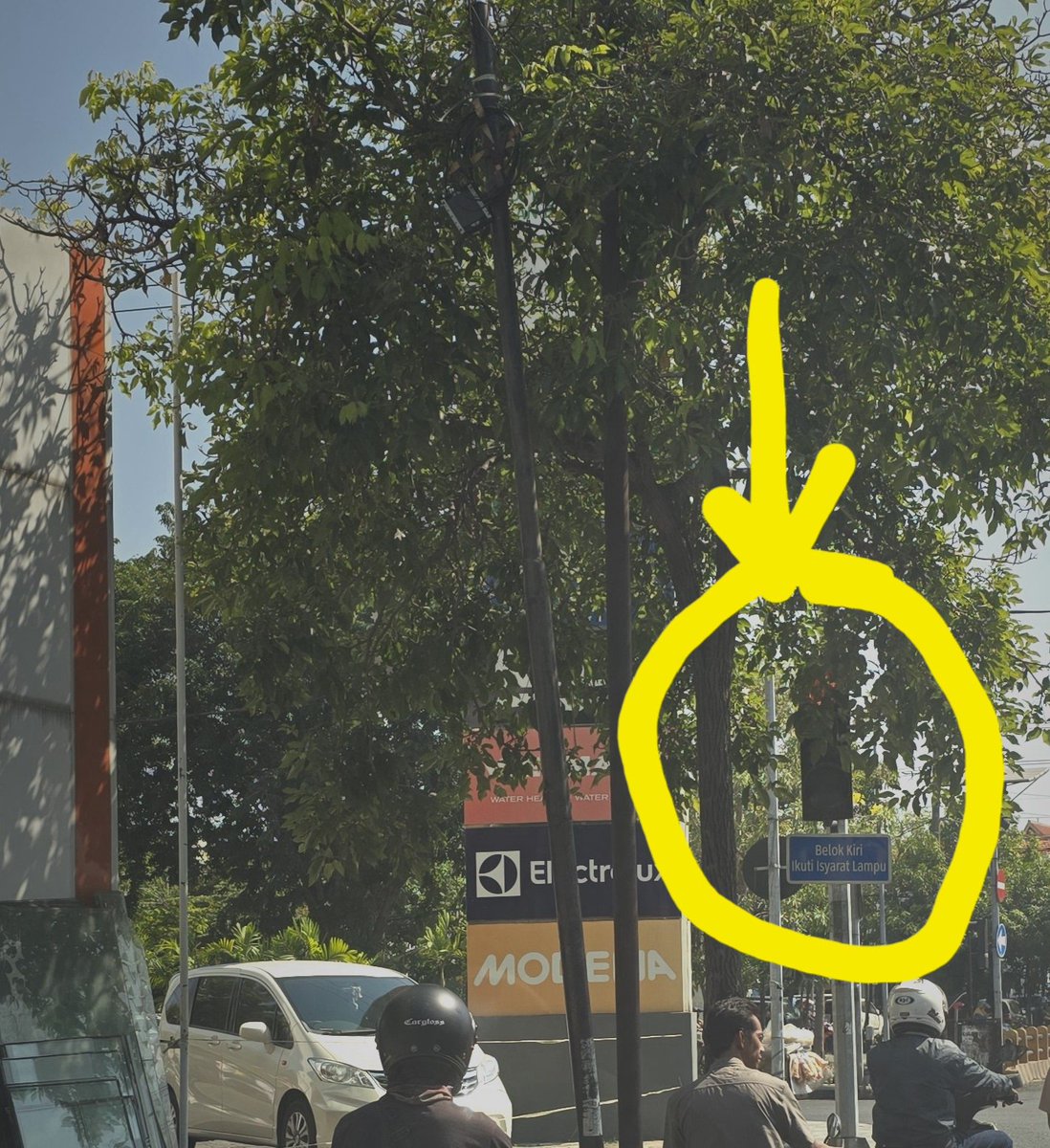master_usil's tweet photo. @e100ss @dkrthsby @ericahyadi @SapawargaSby @dishubSBY Harusnya di semua persimpangan yg ada rambunya ditanami pohon perdu saja, biar rambu tidak tertutup begini... https://t.co/K27b7WpWOU