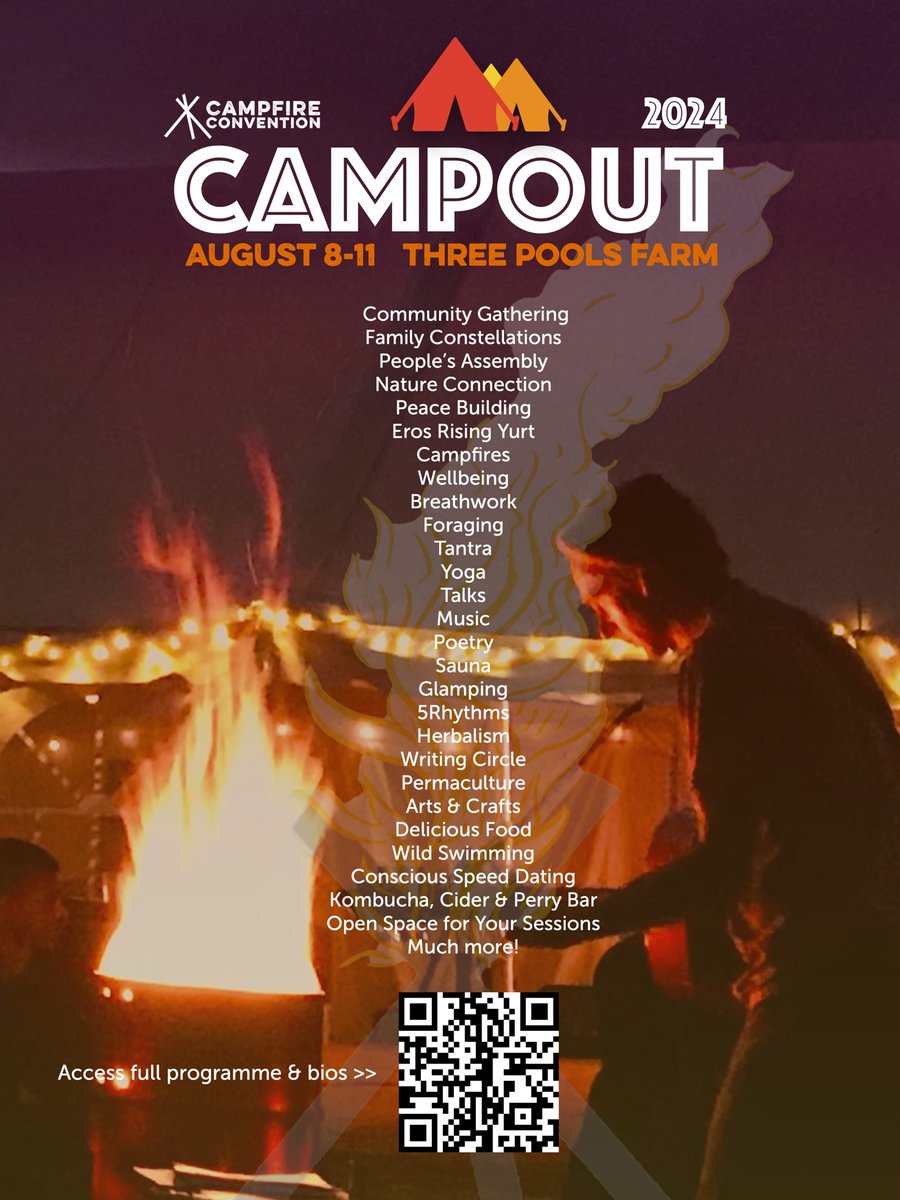 petelawrence_'s tweet photo. CAMPOUT FULL PROGRAMME RELEASED
After months of creative alchemy we have arrived at our programme for our four day journey (August 8-11) into Connection, Compassion, Co-Creation, Community and Celebration on a Welsh permaculture farm
Download PDF / browse
https://t.co/69H6CRYiwp https://t.co/dltfJvUX2S