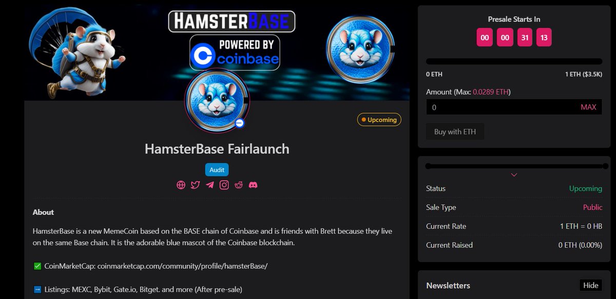 Hamster BASE tweet media