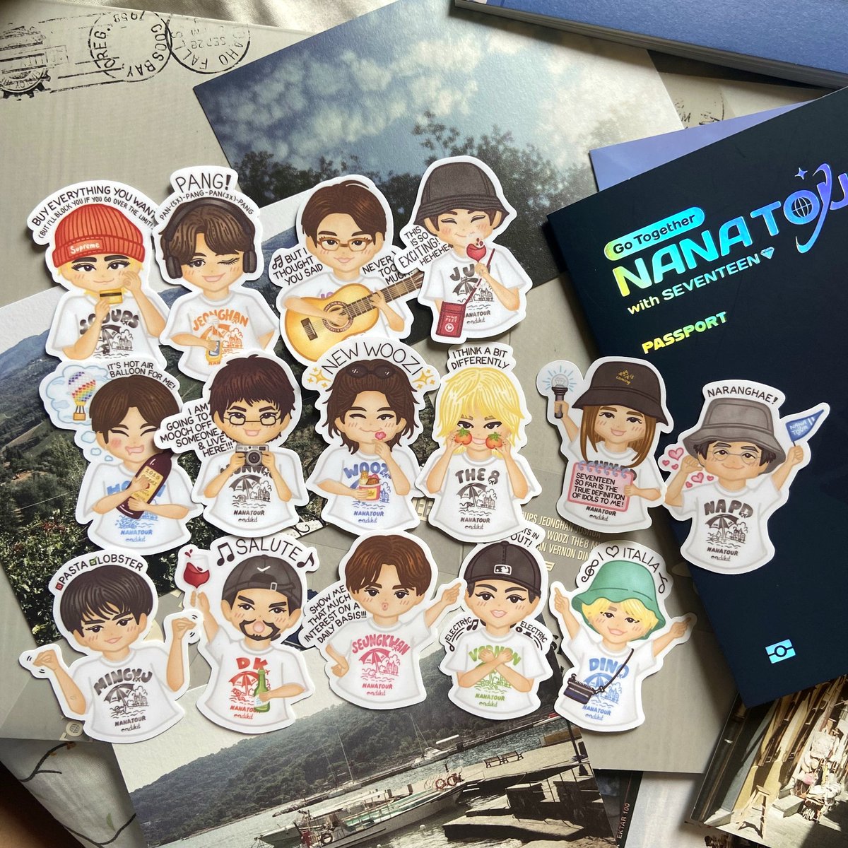 eadikit_ph's tweet photo. Caratdeul, are your passports ready for Caratland? We have a travel essential just for you!
Complete your travel (or rewatch) experience with our Nana Tour with SEVENTEEN sticker packs! Na PD and Shin PD are included, too!
#svt #nanatour #eadikit https://t.co/u7GGj11CzG