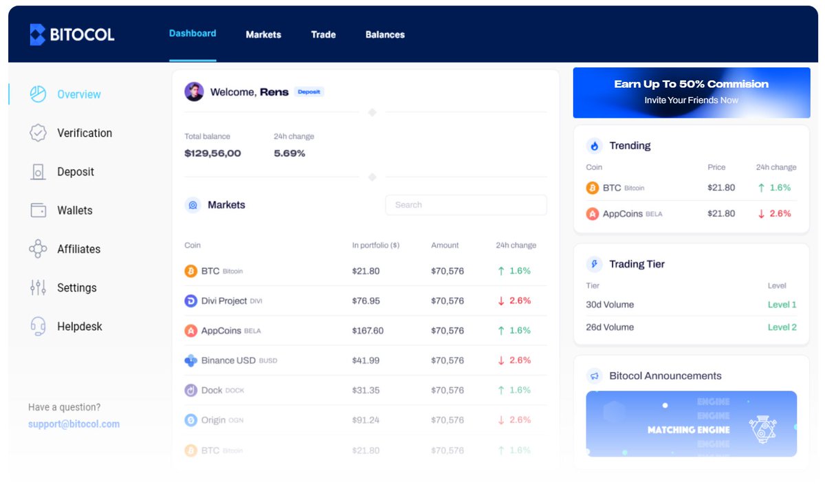 bitocol's tweet image. 🚀 Exciting News! 🚀

After a year of hard work and a stealth launch a few months ago, our new crypto exchange is officially LIVE and running smoothly! 🎉 We've squashed all the bugs and are now ready to offer you an unparalleled trading experience. Here's what you can expect: