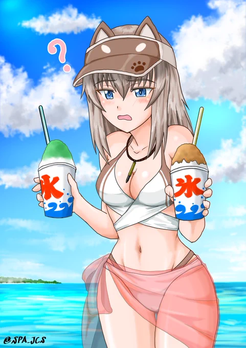 #暑いのでアイスの画像を貼る「えっ?かき氷じゃダメ?」 