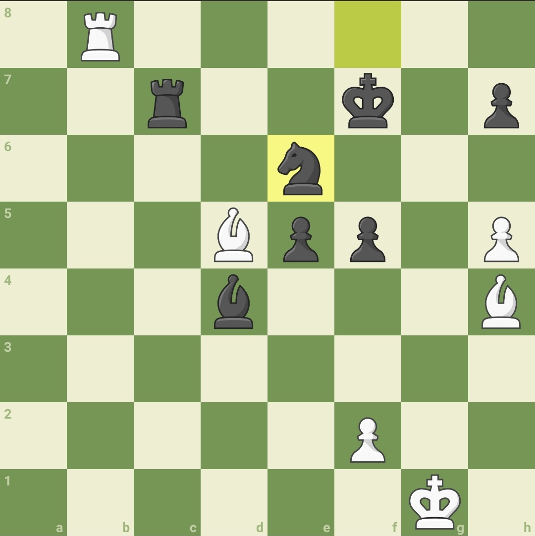 WelshKit's tweet photo. Played Rh8 and I think he had to play Kg7 https://t.co/y9g8pkveoQ