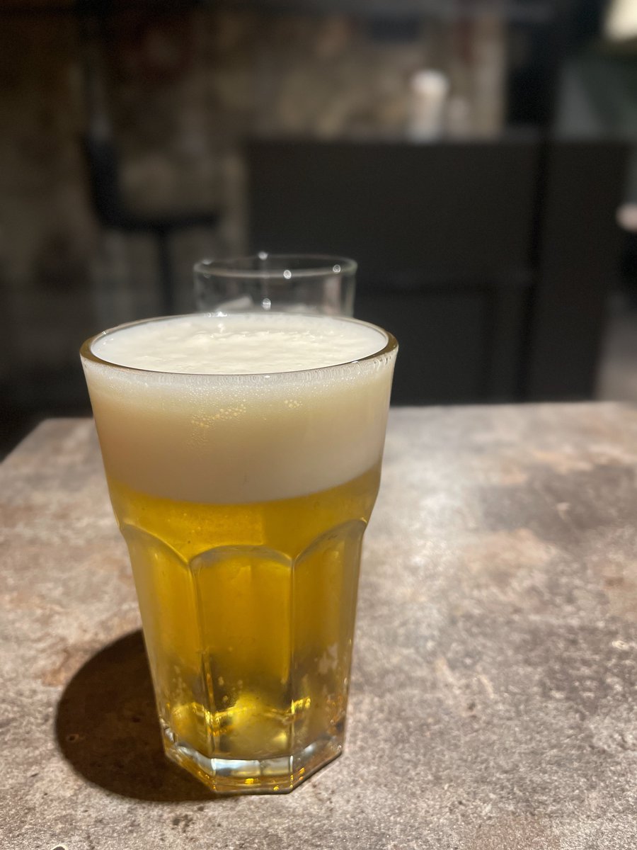 norinoring's tweet photo. ちょっと合間にビール　
#渋谷　
#HACHIYA https://t.co/o2cFgGOoWh