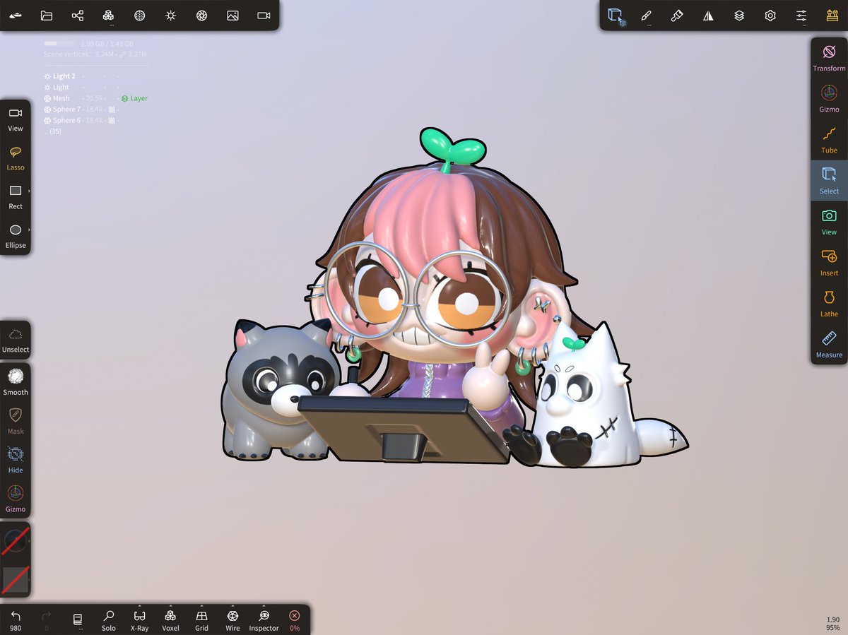 yweimynn's tweet photo. ขอบคุณสำหรับพื้นที่นะคะ✨

มิ้นค่ะ เป็นสายทำไปเรื่อยเลยค่ะ OC FANART 3D ถือคติเส้นไม่ซ้ำจำบรัชไม่ได้ค่ะ55555 ยังไงก็ฝากงานด้วยนะคะ😭✨ อยากเมคเฟรนกับทุกๆคนเลยยย https://t.co/17clmN7Bs5