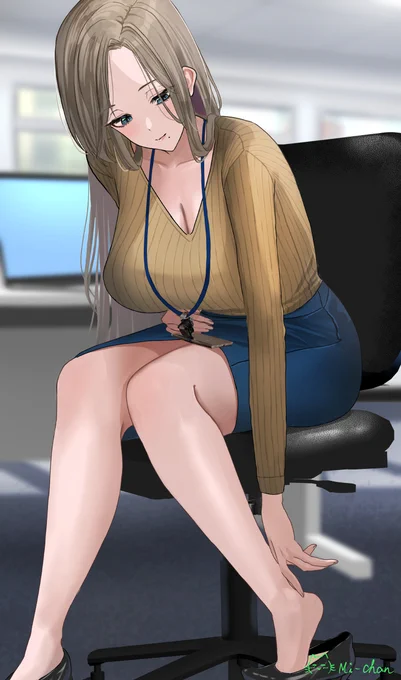 靴を履き替える先輩 