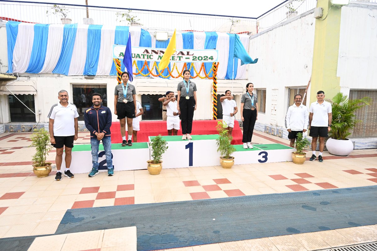 svpnpahyd's tweet photo. Annual Aquatic Meet – Ms. Simran Bhardwaj Emerges Victorious in 50 Meters free style swimming; Ms. Harsha Priyamvada Secures Second Place Ms. Anu Beniwal Claimed Third Position. https://t.co/P8NmSdlLit
