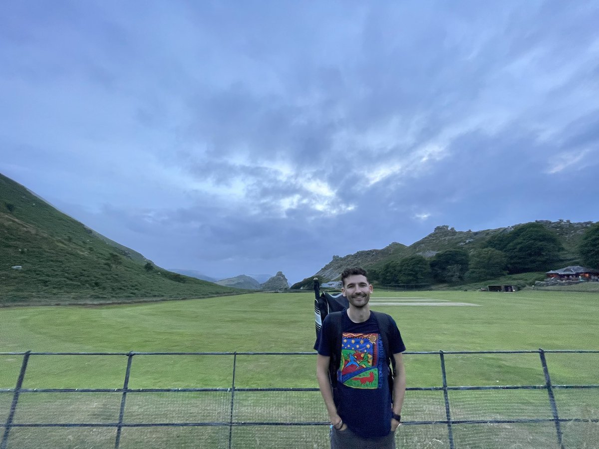 Loved playing in The Valley of the Rocks on Exmoor yesterday! 🏏

Got to be one of England’s prettiest grounds, right?

(Bowled badly but got a wicket and took a catch 😊)