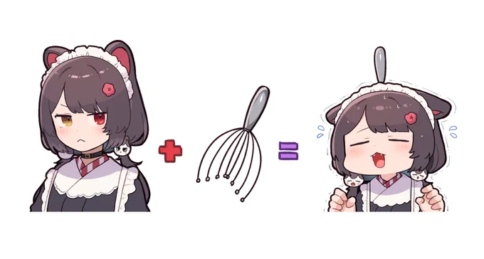 頭ぞわぞわするやつvsイヌイトコ#いぬいらすと 