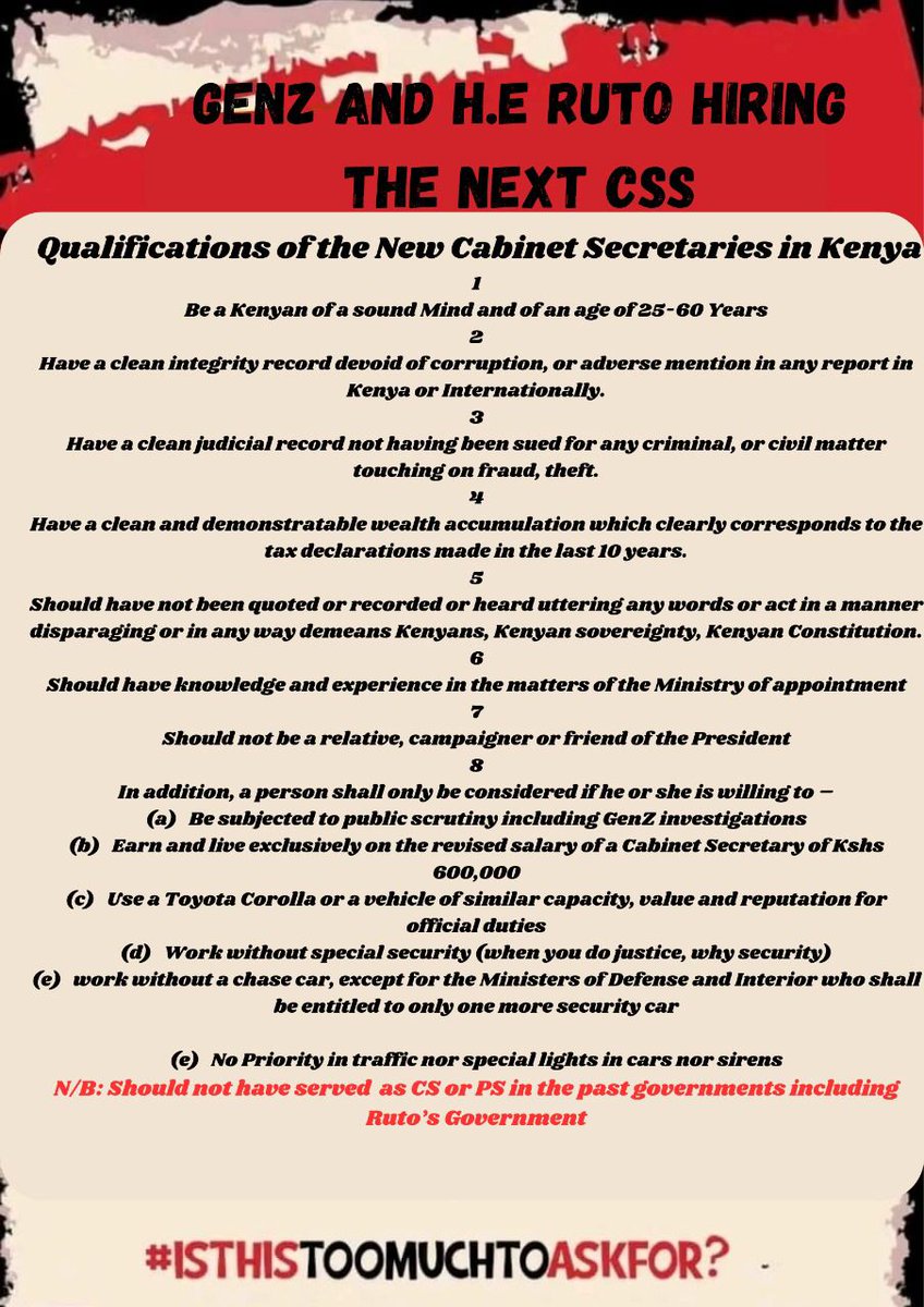 skchemengu's tweet image. This is where we stand as youths ...
#RutoMustGo 
#Cabinet President William Ruto Justin Muturi Soipan Tuya Linturi PA