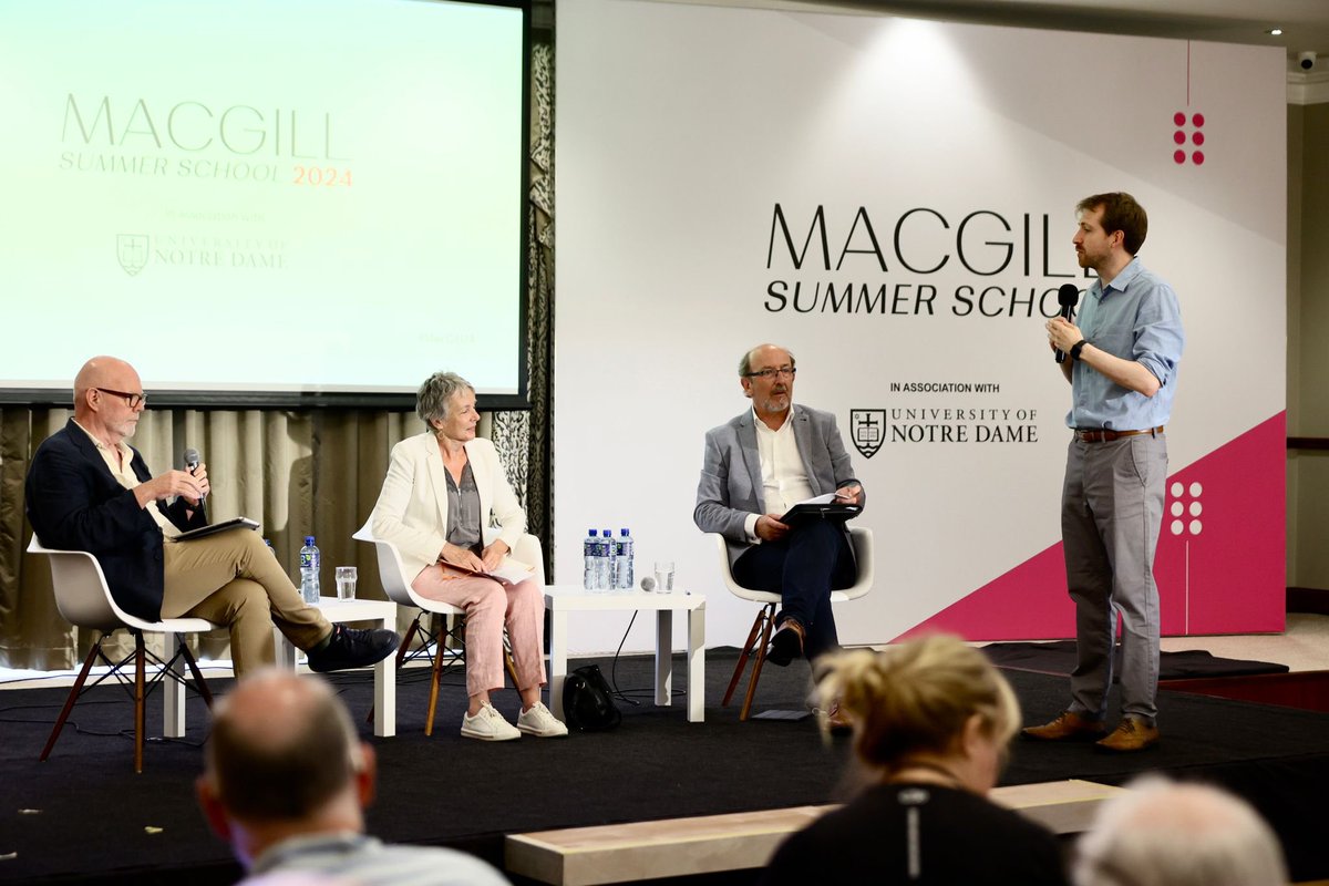 <a href="/SiunNi/">Siún Ní Raghallaigh</a> posits that we should continue with direct funding and add exchequer top-ups for <a href="/rtenews/">RTÉ News</a> and <a href="/TG4TV/">TG4</a> in the coming years 

#MacGill24

<a href="/NDIrishStudies/">Keough-Naughton Institute for Irish Studies</a>