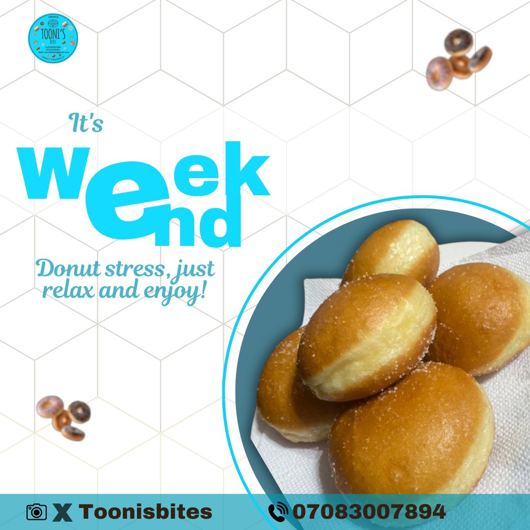 Toonisbites's tweet photo. Another beautiful weekend, and it's time to indulge and enjoy with our yummy snacks. Next of kin no dey pity saving o!
Send a dm or click the link in the bio to make an inquiry or place an order
#toonisbites #abujapastryvendor https://t.co/Rc8bsAJ8GN