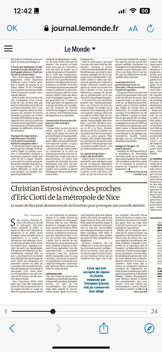 svklvo's tweet photo. Christian #Estrosi #évince des #proches d'Eric #Ciotti de la métropole de #Nice
Le #maire de #Nice avait #démissionné de ses fonctions pour #provoquer une #nouvelle_élection https://t.co/bkTySGZdmy