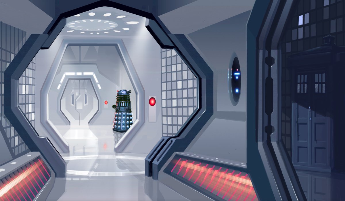 Harnois751's tweet photo. Resurrection of the Daleks (1984) #ClassicWho #DrWho #PeterDavison #Daleks #TARDIS https://t.co/PcRyARAAhi