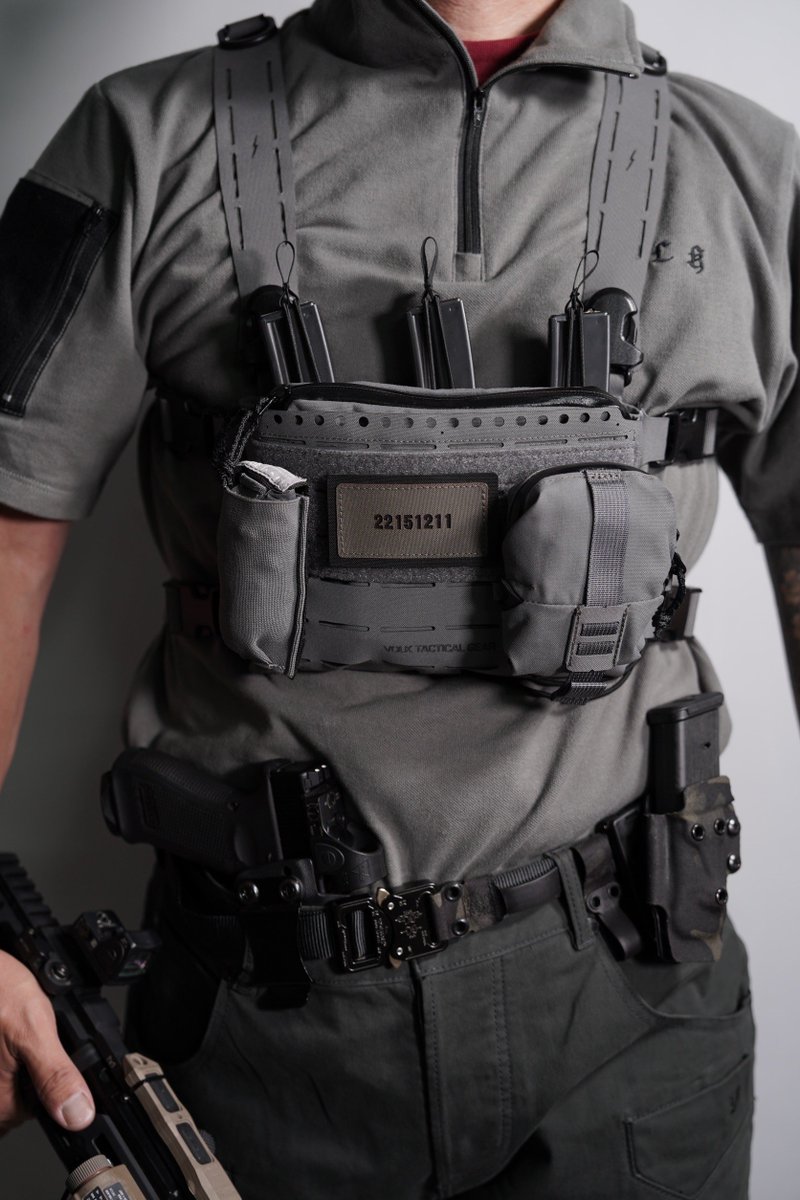 Rufus Rig set up / WOLF GRAY MP5×3 & WIDE INSERT POUCH + KOWARI