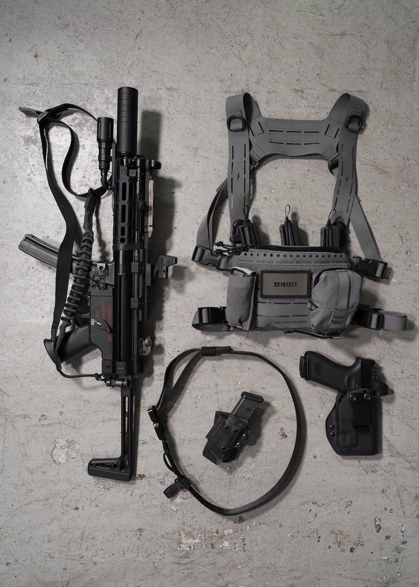 Rufus Rig set up / WOLF GRAY MP5×3 & WIDE INSERT POUCH + KOWARI