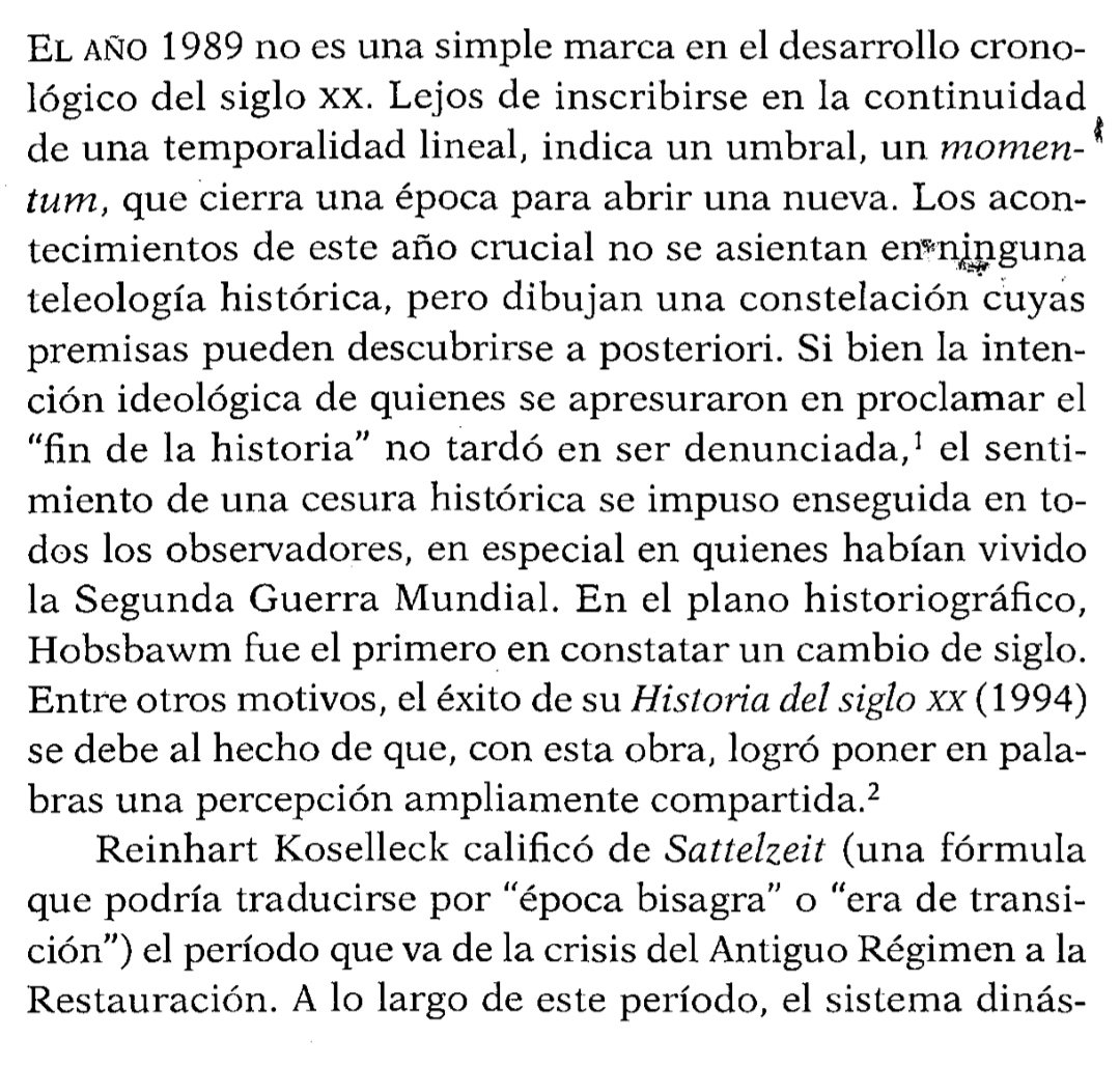 EdgarStraehle's tweet photo. La ruptura histórica (o revolución conservadora) de fines del siglo XX en la que aún estamos enredados (según Enzo Traverso).

Sigue https://t.co/2ERpFXroII