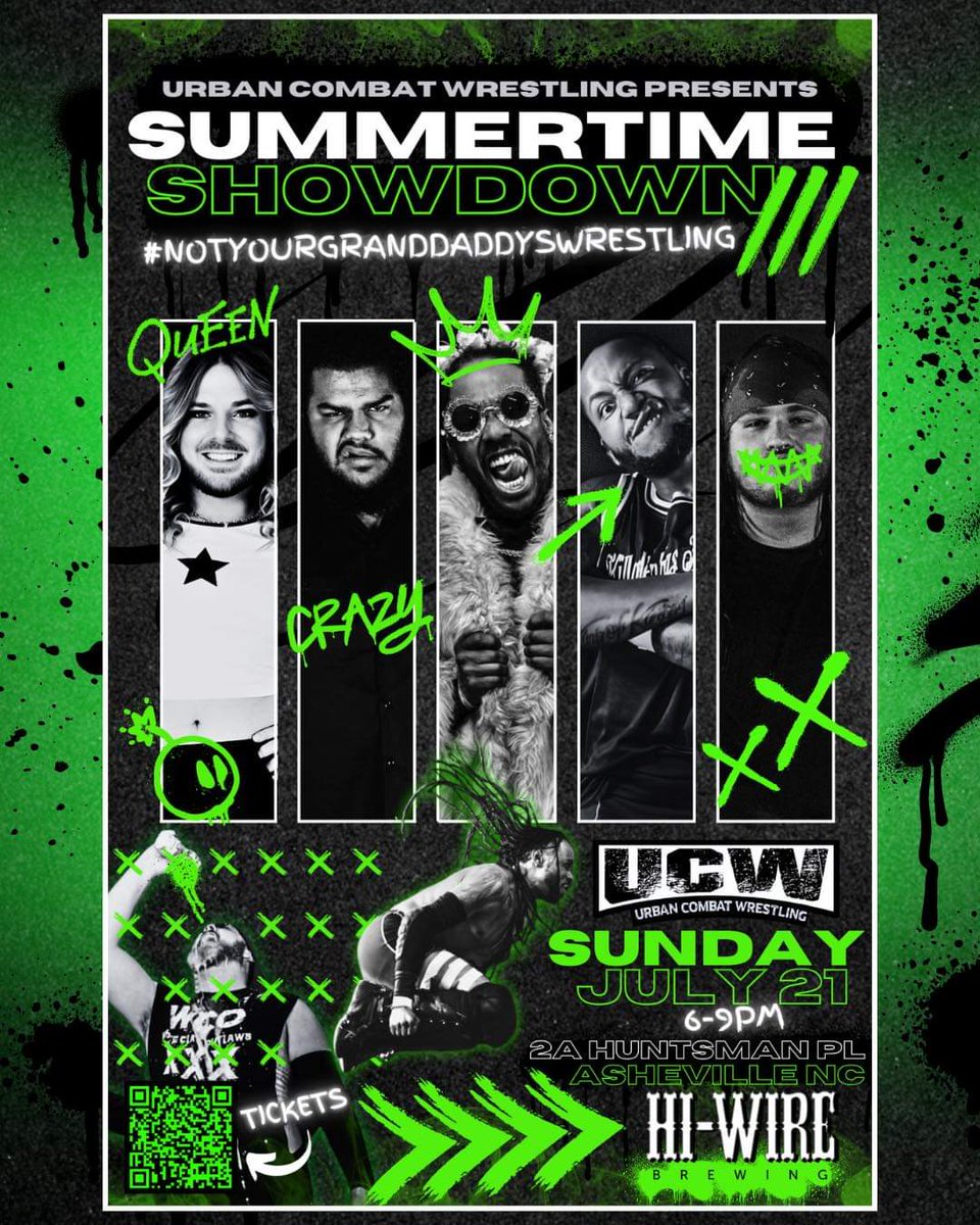 This Weekends schedule!!!

Saturday 7/20 Ring announcing <a href="/ESWWrestling/">Empire State Wrestling</a> presents Everything To Gaine 6pm at <a href="/RiverWorksBFLO/">Buffalo RiverWorks</a> Buffalo, NY

Sunday 7/21 On Commentary and backstage interviewing for <a href="/UrbnCombatWorld/">Urban Combat Wrestling</a> presents Summertime Showdown III  6pm at @HiWireBrewing Asheville, NC