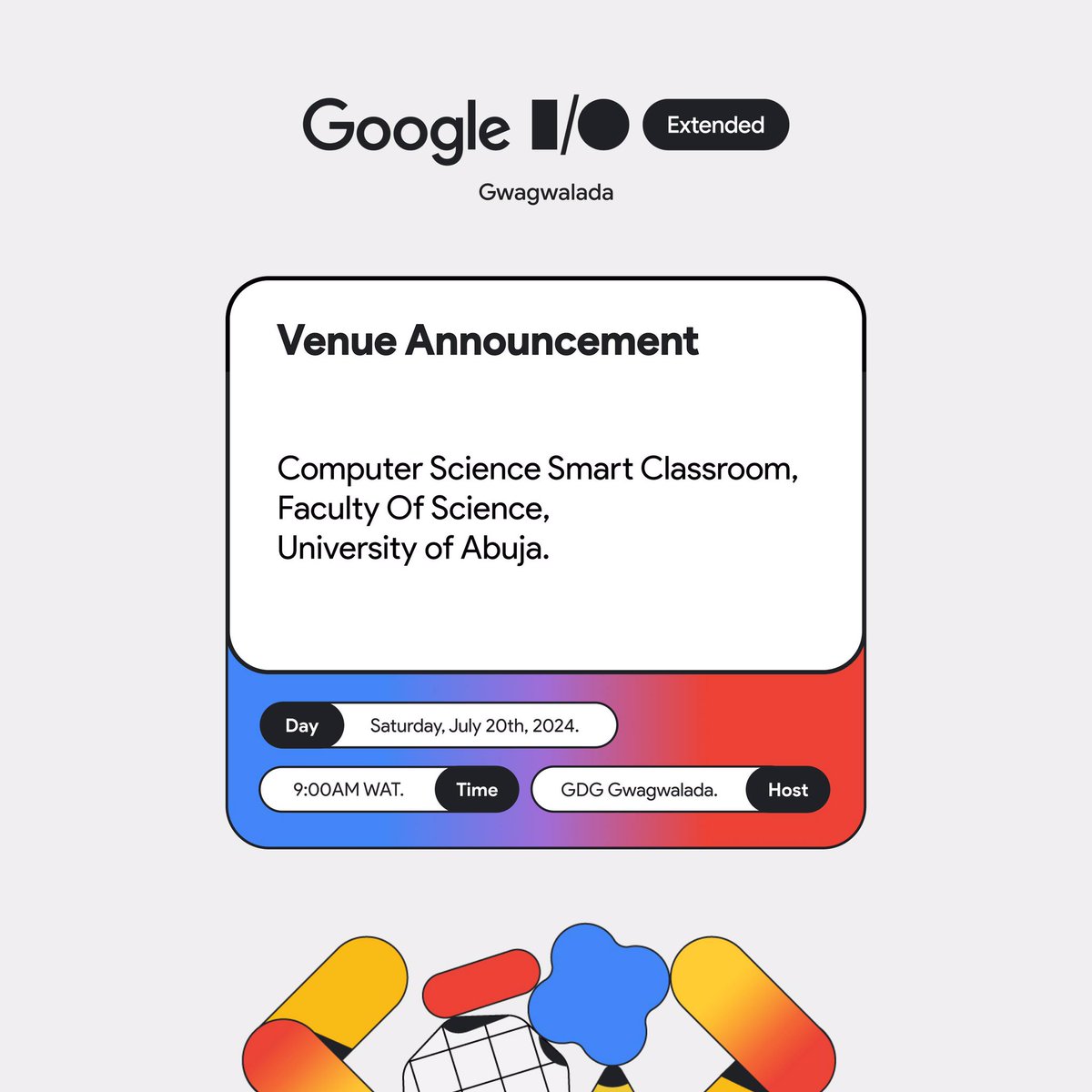 We're live!!🚀🚀
<a href="/GDGGwags/">GDG Gwagwalada</a> #GoogleIOExtendedGwagwalada #IOExtendedGwags #IOExtended24