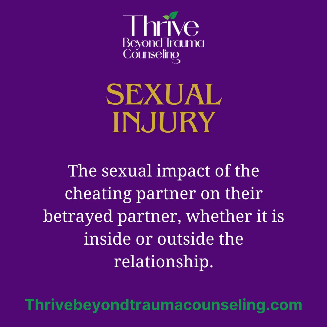 Tbeyondtrauma's tweet photo. Complex Partner Betrayal Trauma: When trust shatters, healing can feel impossible. 💫

Know the signs and find your path to recovery.✨

📍2020 Hogback Road, Suite 11, Ann Arbor, Michigan - 48105
📞 (248)392-3733
#thrivebeyondtrauma #traumarecovery #traumahealing #traumatherapy https://t.co/ejBr94Lm1n